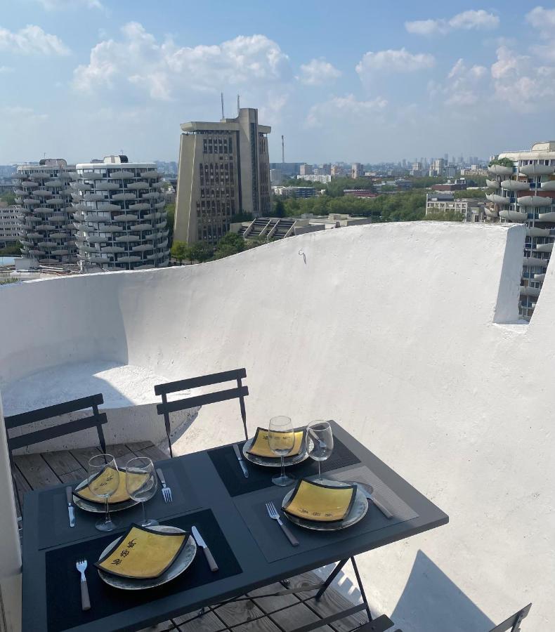 14Eme Et Der Etage "Arty" Avec 2 Chambres Et Vue Panoramique ! Creteil Bagian luar foto